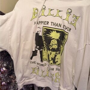 Billie Eilish Happier than ever tour RARE hoodie